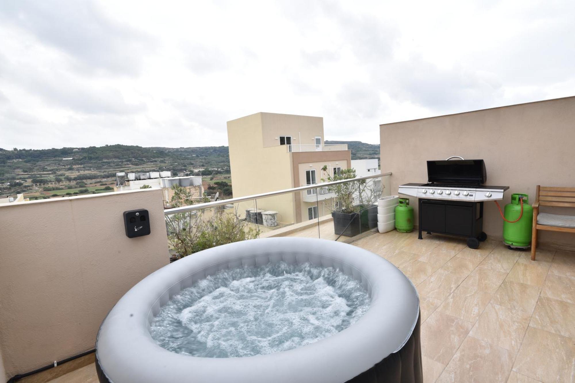 Hillview Duplex Penthouse Apartman San Pawl il-Baħar Kültér fotó